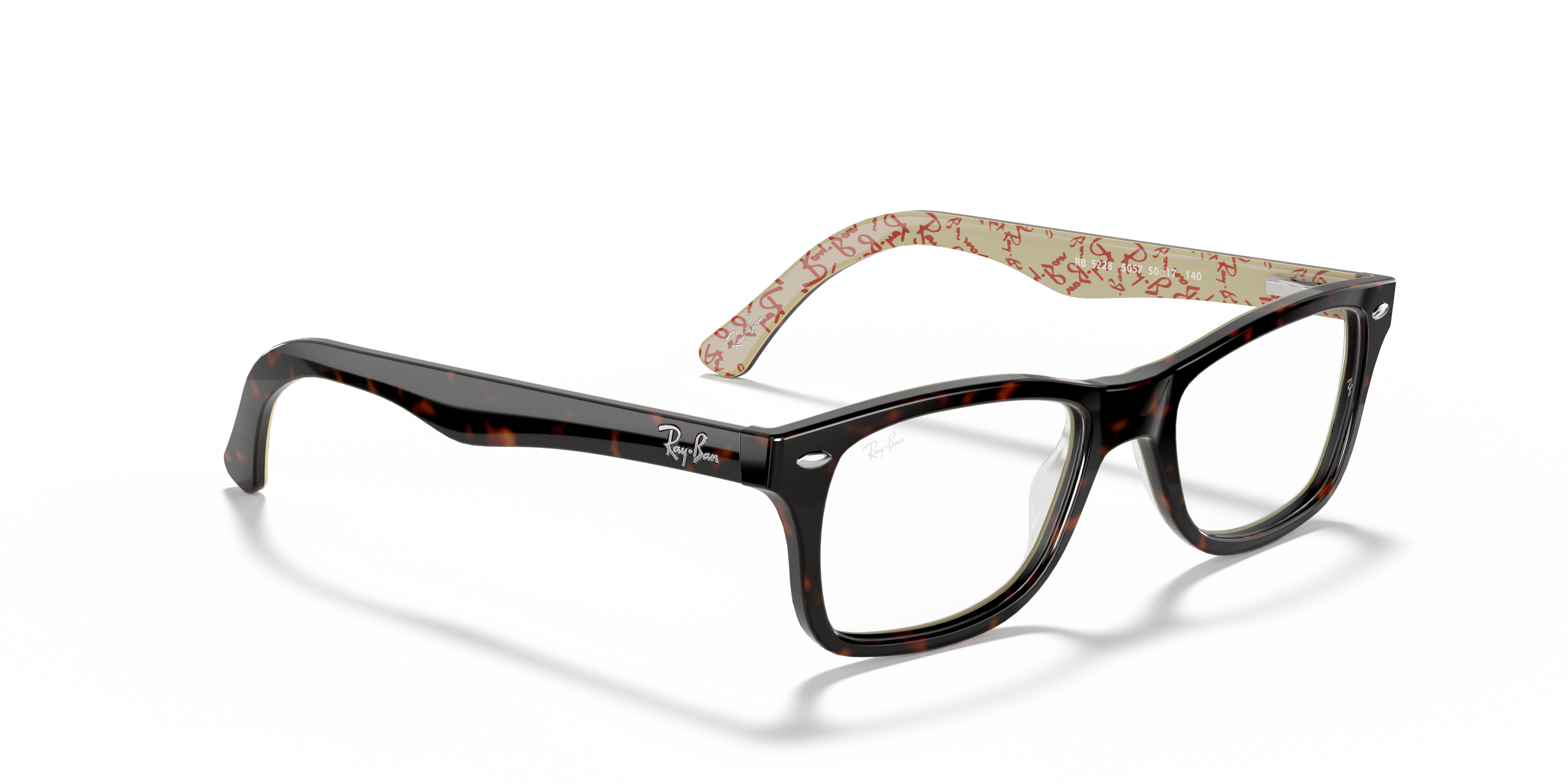 ray ban 5228 tortoise