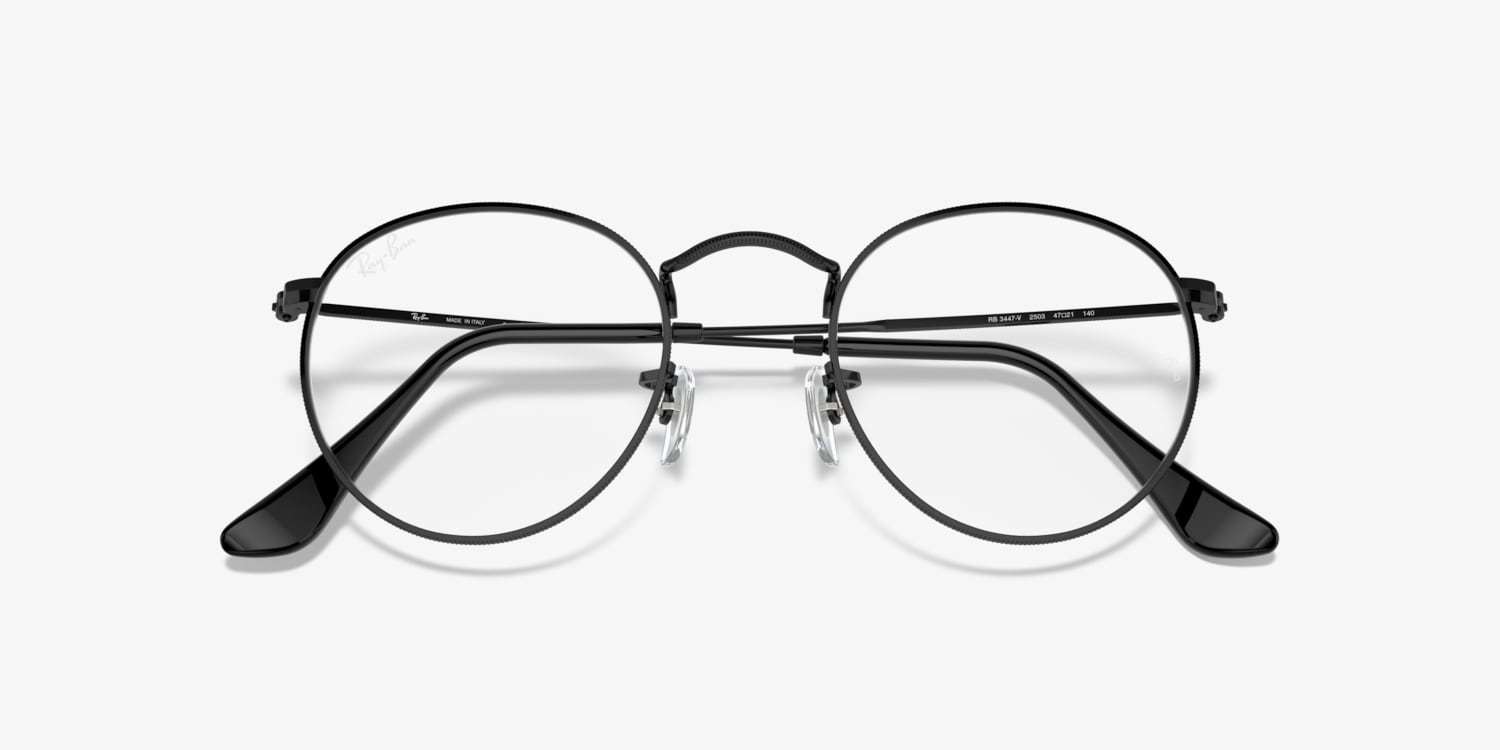 Premier avontuur Rood Ray-Ban RB3447V Round Metal Optics Eyeglasses | LensCrafters