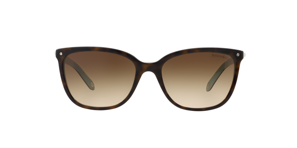 TF4105HB 55 Shop Tiffany Tortoise Square Sunglasses at LensCrafters