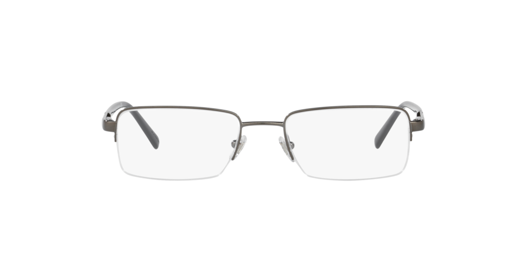 VE1066 Shop Versace Silver/Gunmetal/Grey Square Eyeglasses at LensCrafters