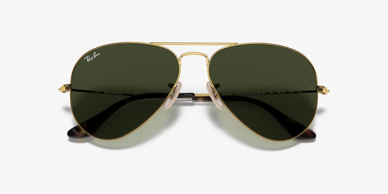 Ray-Ban 58 Aviator Pilot Sunglasses