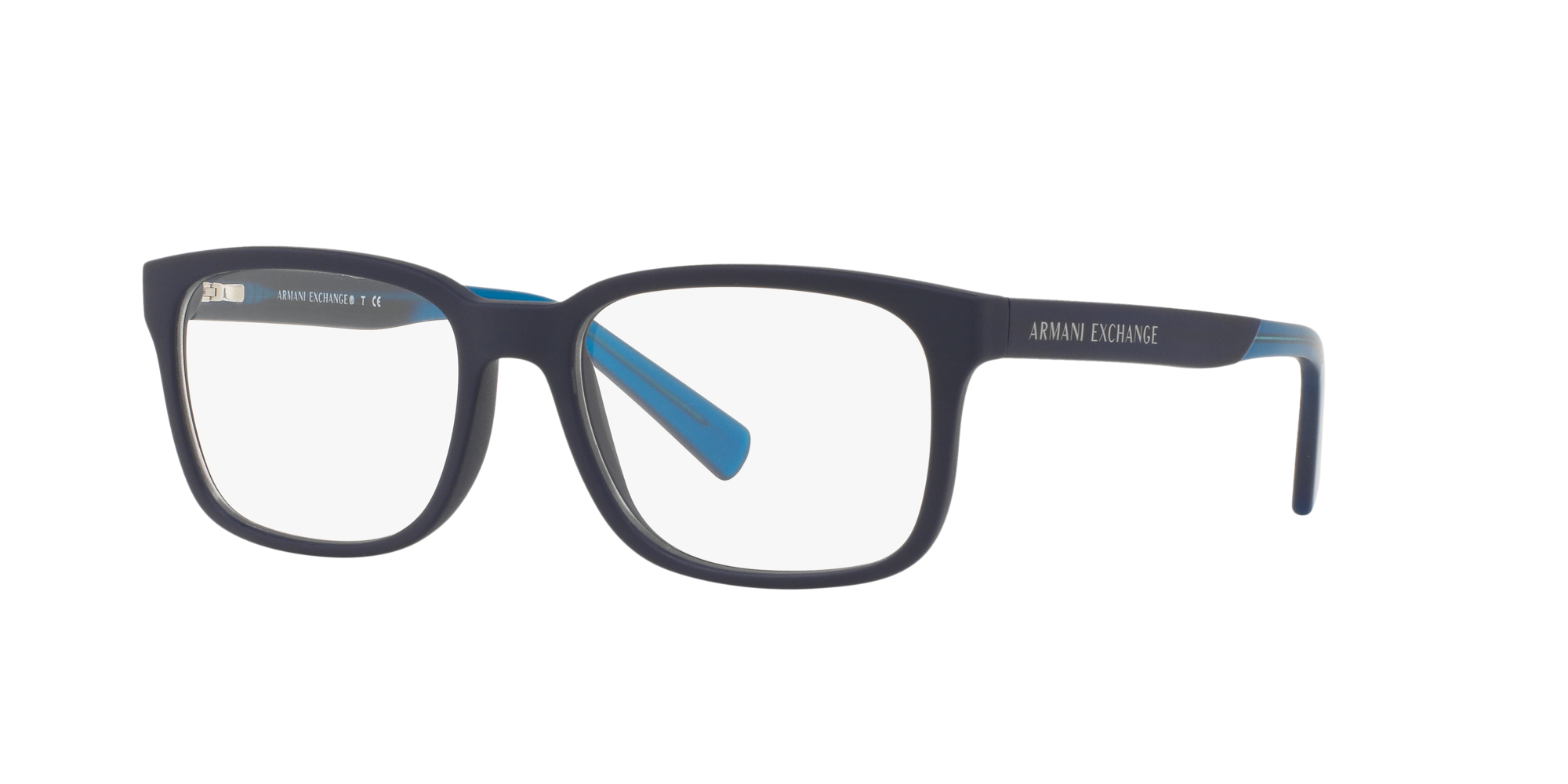Armani Exchange Blue Square Eyeglasses 