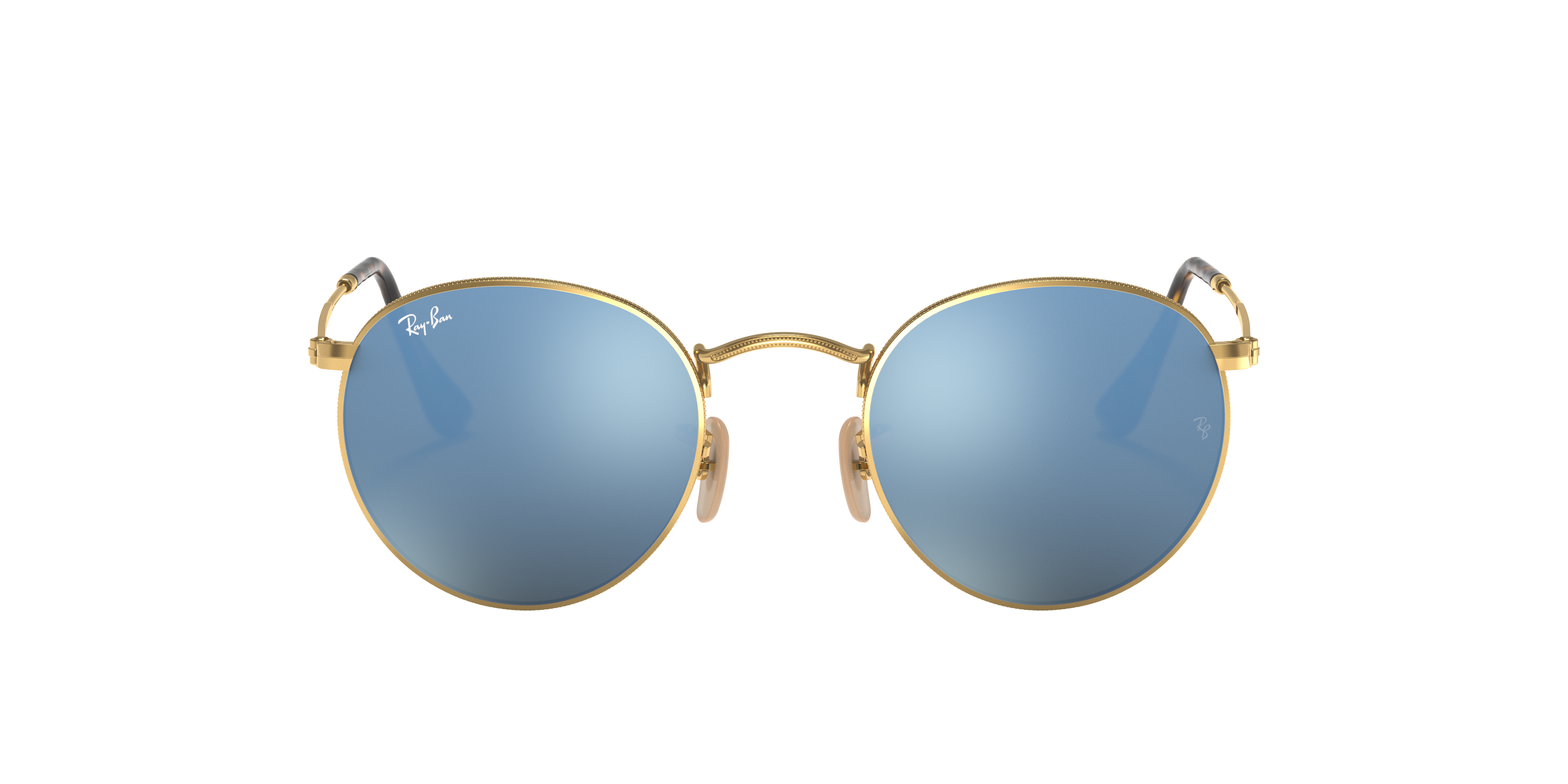 Ray ban round flat on sale