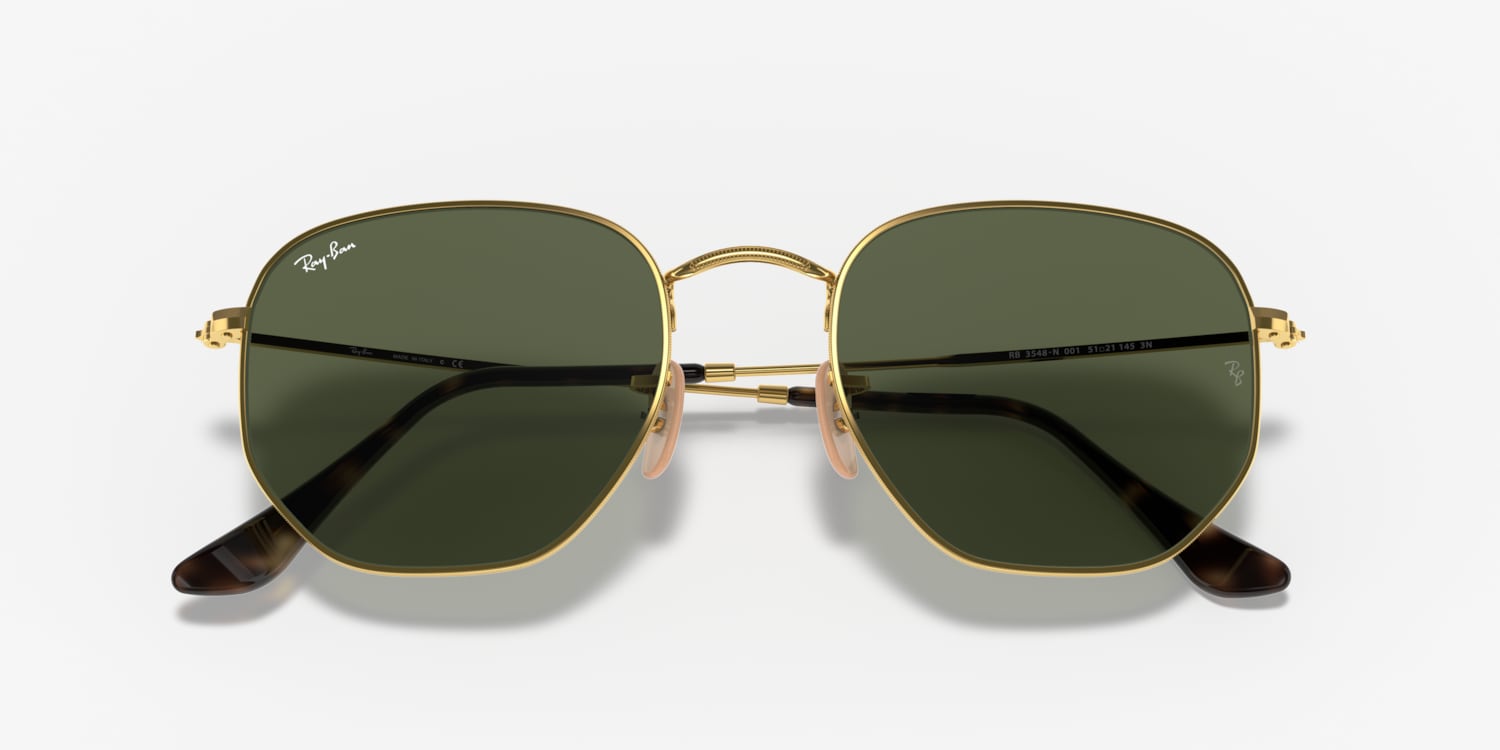 Hexagonal Flat Lenses Sunglasses |