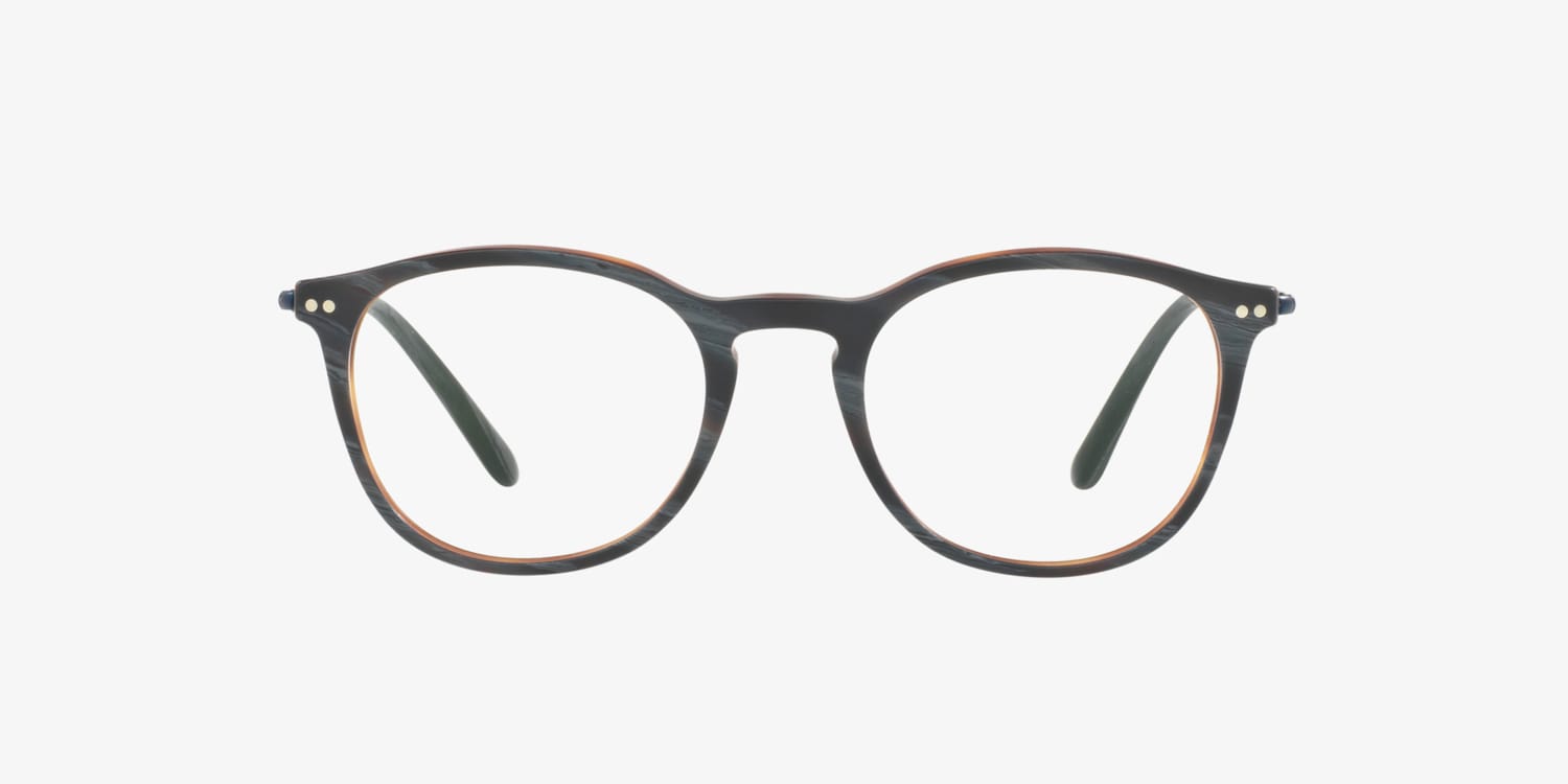 Armani Phantos-Frame Glasses - White