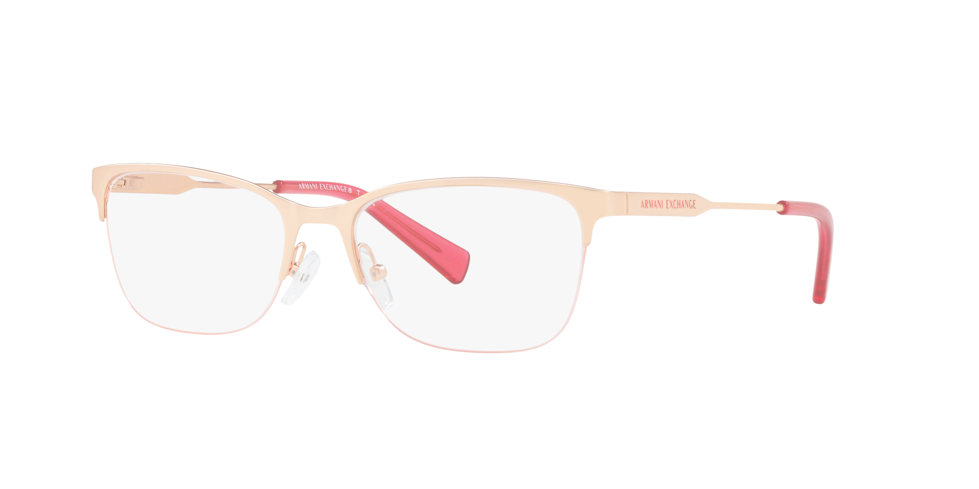 armani exchange pink glasses