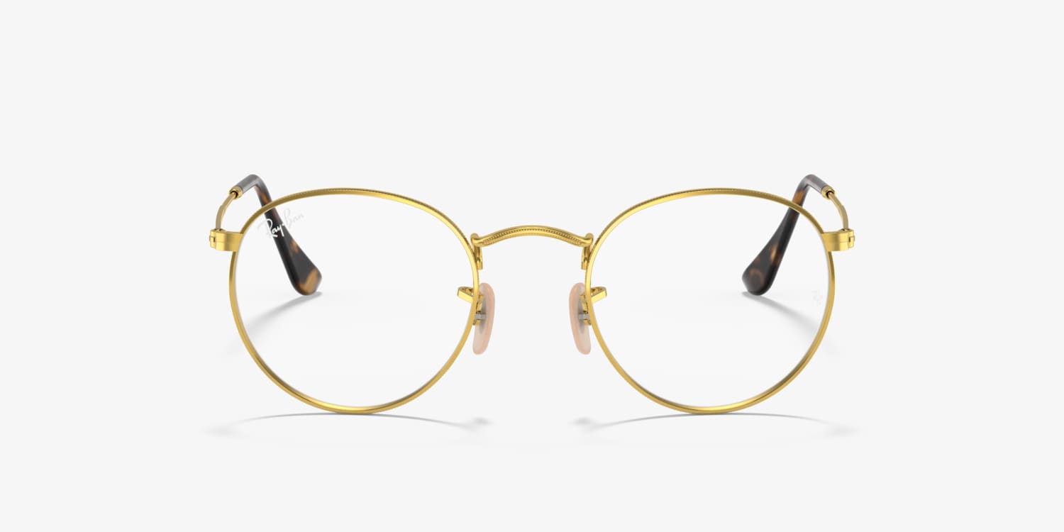 Gold store round eyeglasses