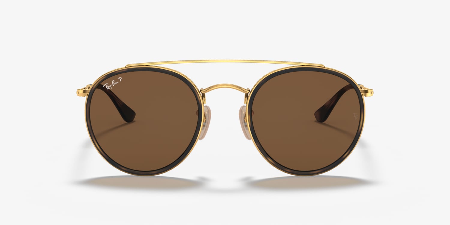 2022 New Style Oversized Round Sunglasses For Women Double Bridge