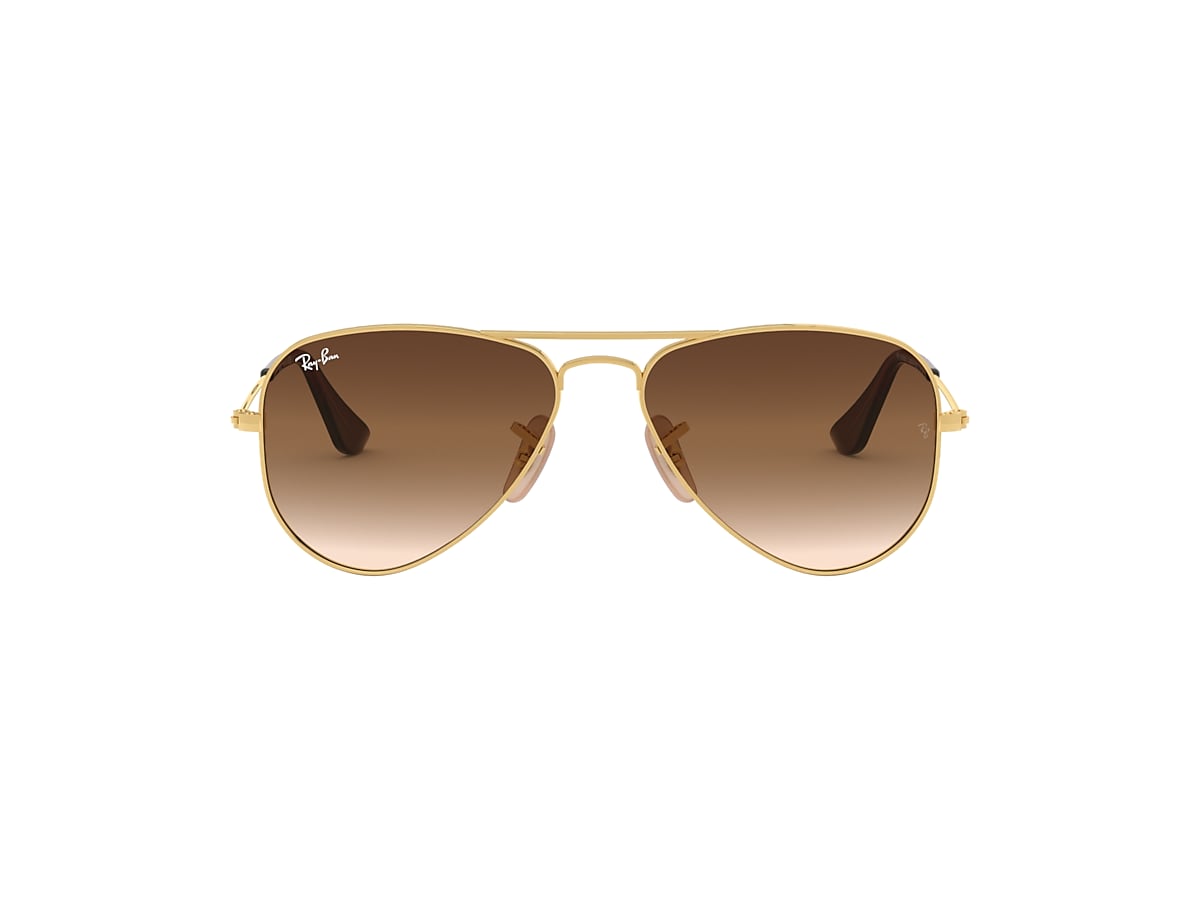 AVIATOR KIDS Sunglasses in Gold and Brown - RB9506S