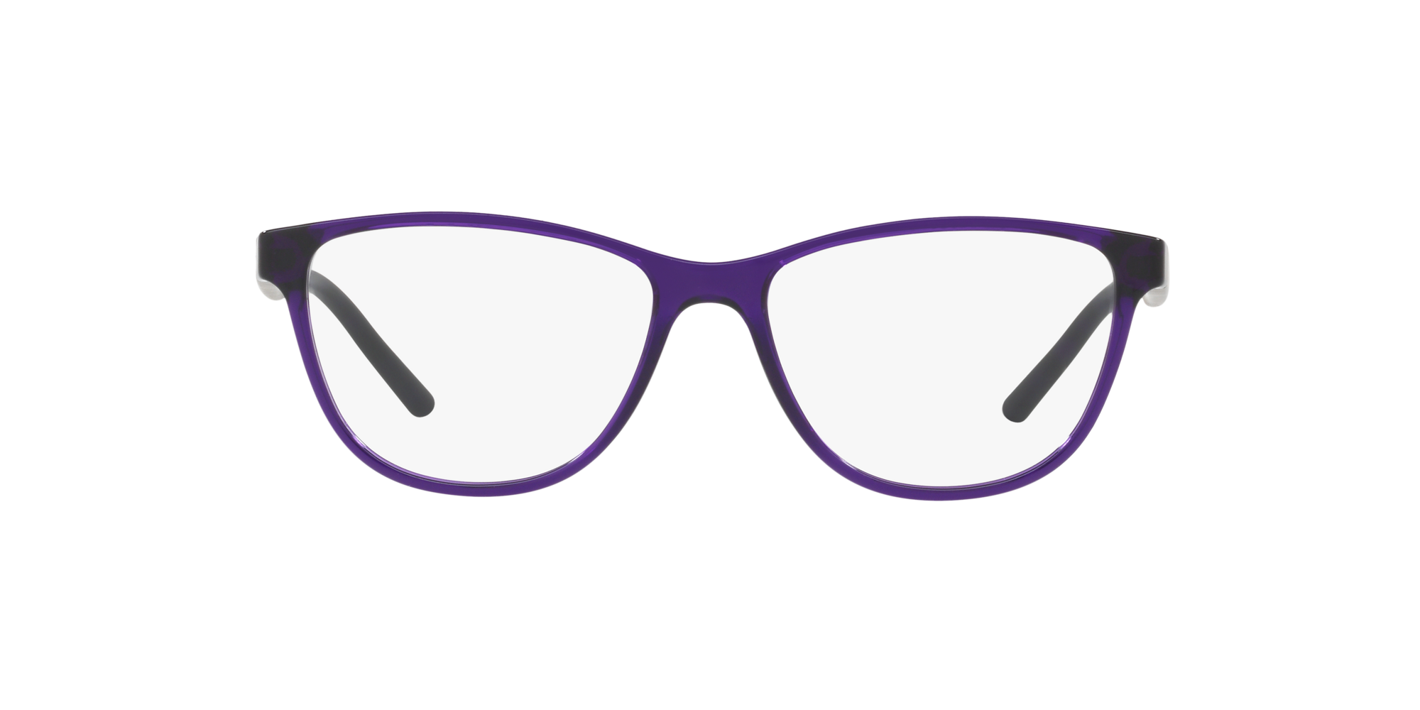 armani exchange purple glasses