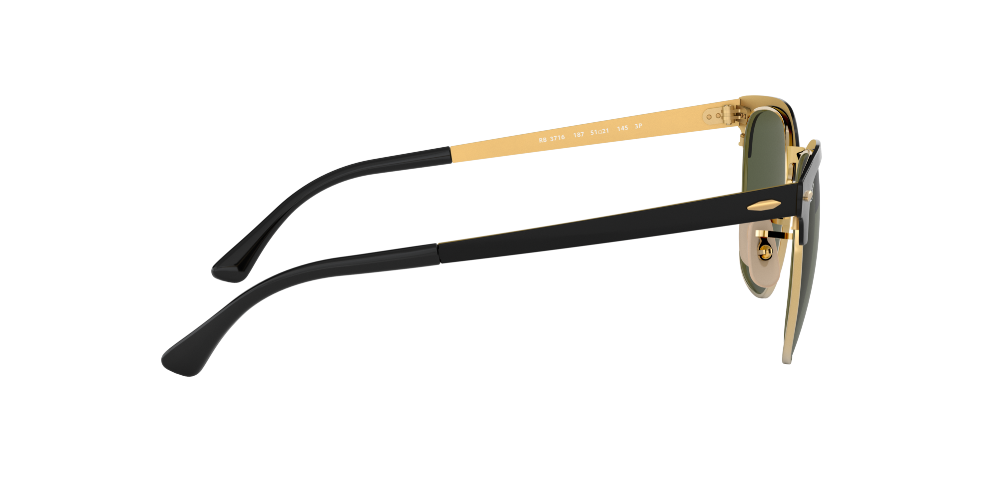 RB3716 Clubmaster Metal