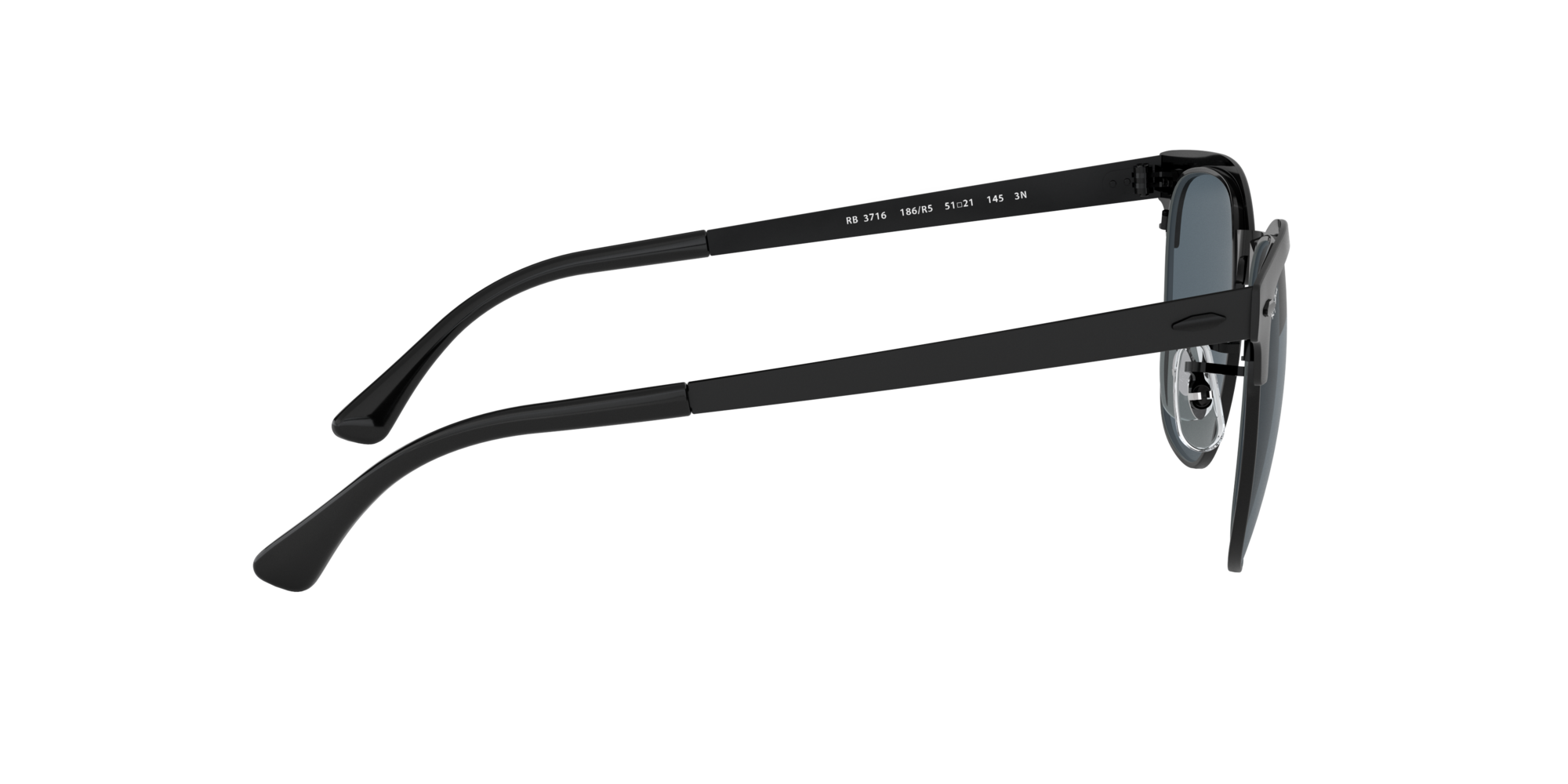 RB3716 Clubmaster Metal