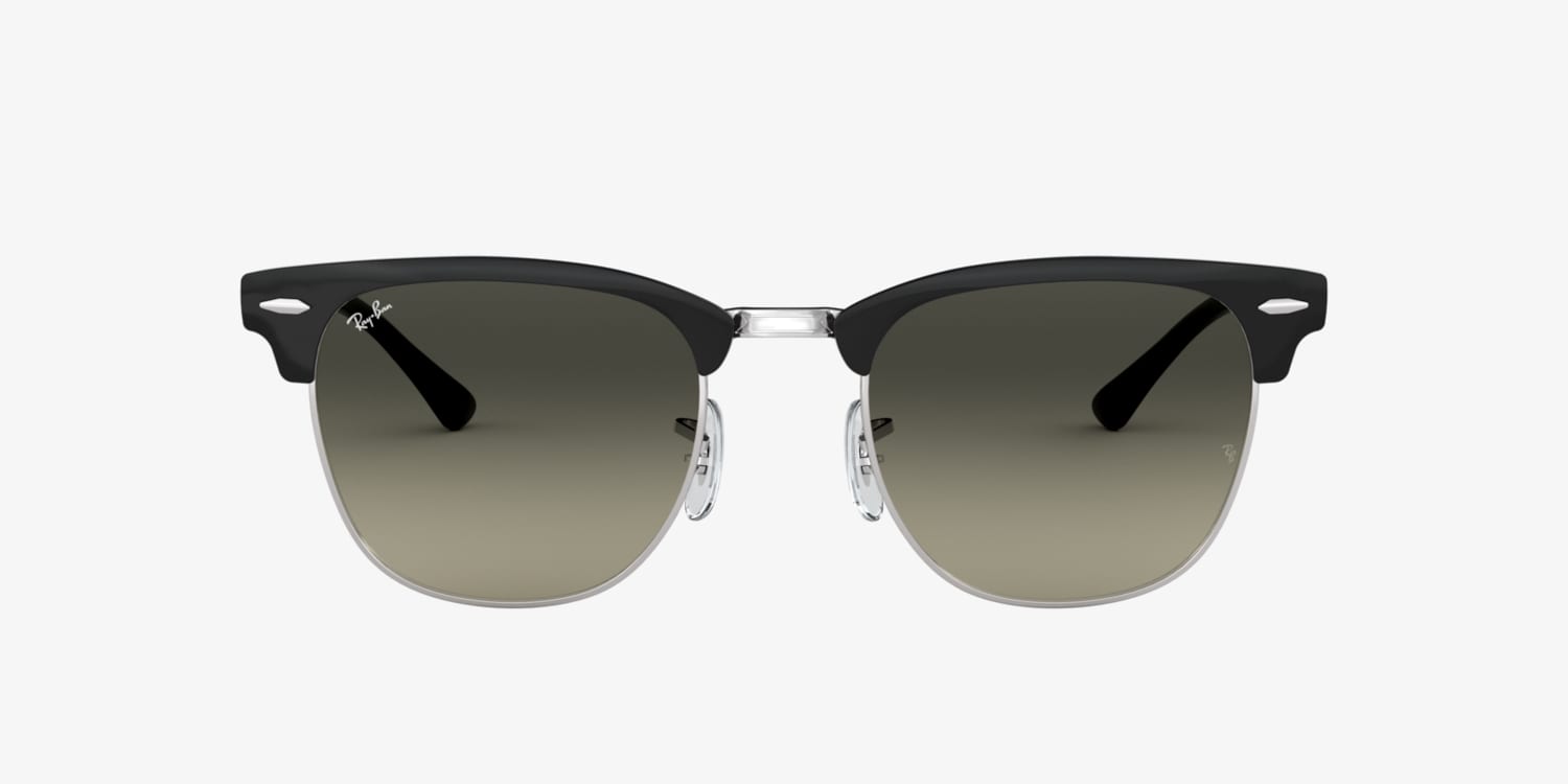 Ray-Ban サングラス RB3716 9255G4 51 CLUBMASTER GREEN Ray-Ban RB3716 Clubmaster Metal Sunglasses | LensCrafters