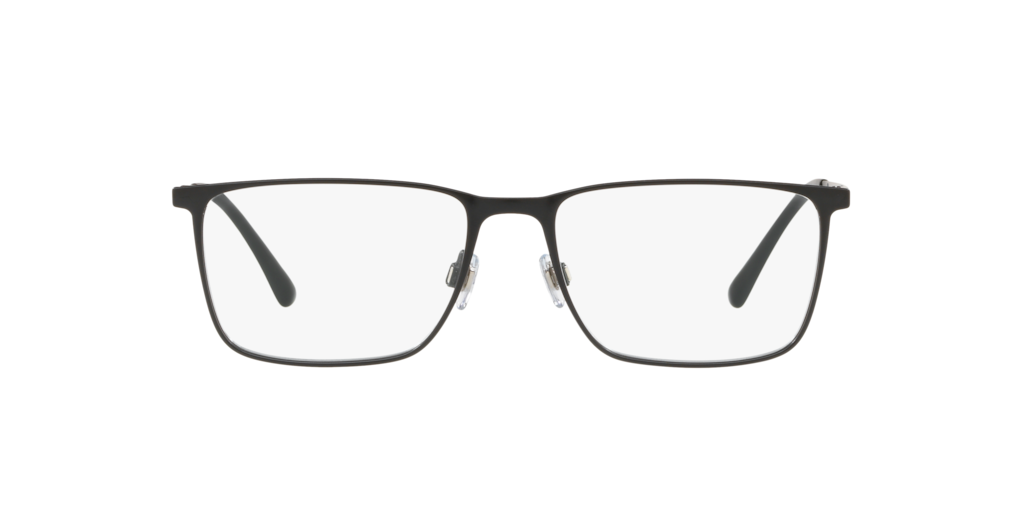 AR5080: Shop Giorgio Armani Black Rectangle Eyeglasses at LensCrafters
