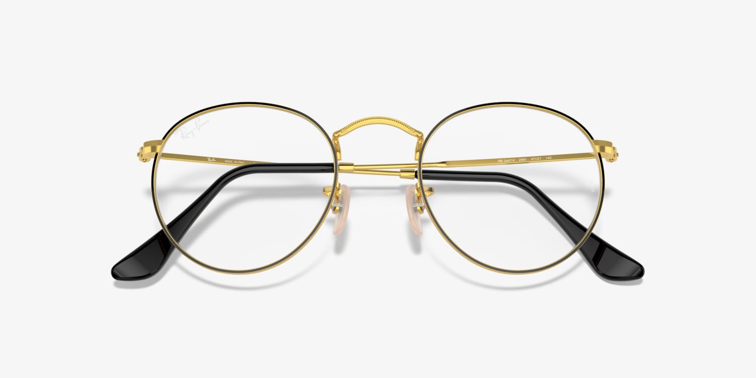 mot donor analyseren Ray-Ban RB3447V Round Metal Optics Eyeglasses | LensCrafters