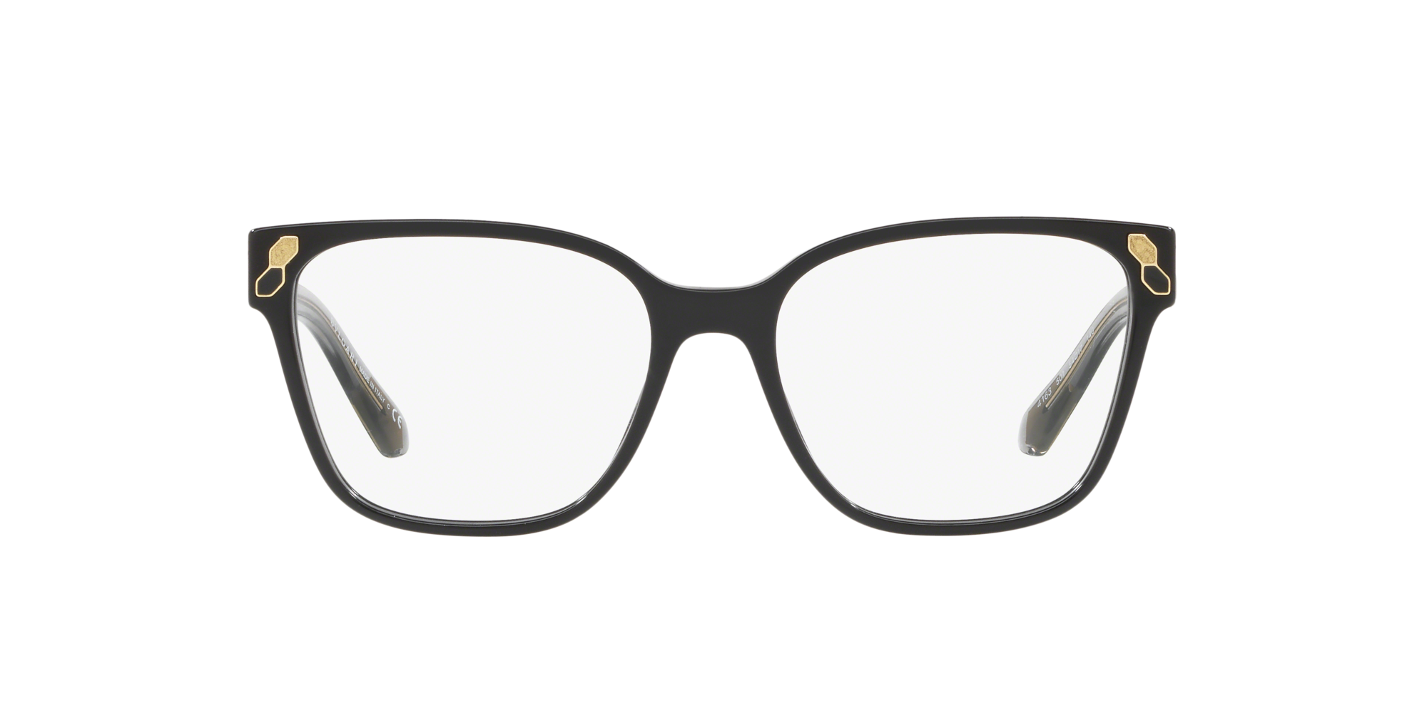 BV4163: Shop Bulgari Black Eyeglasses 