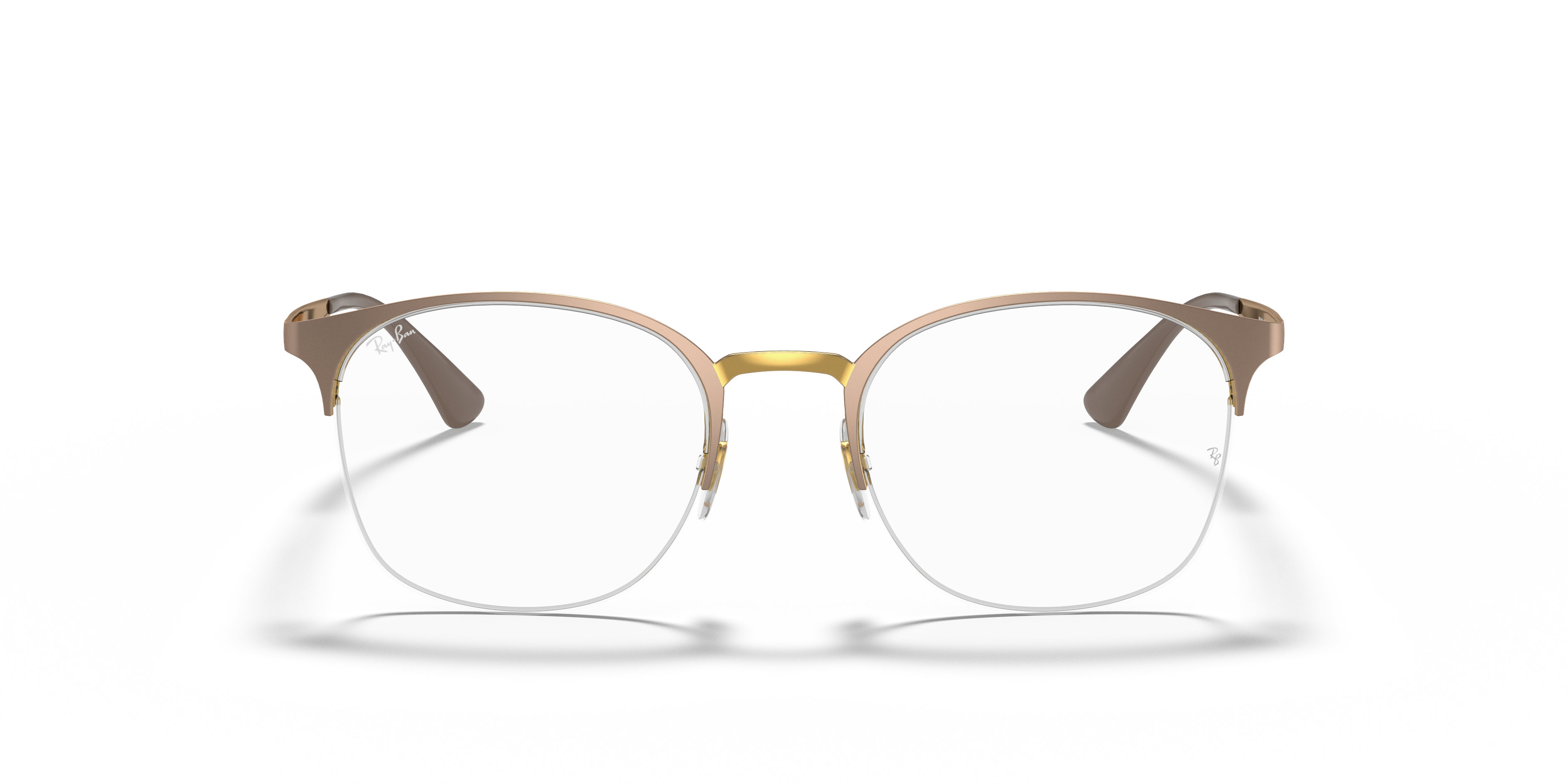 ray ban oval silver