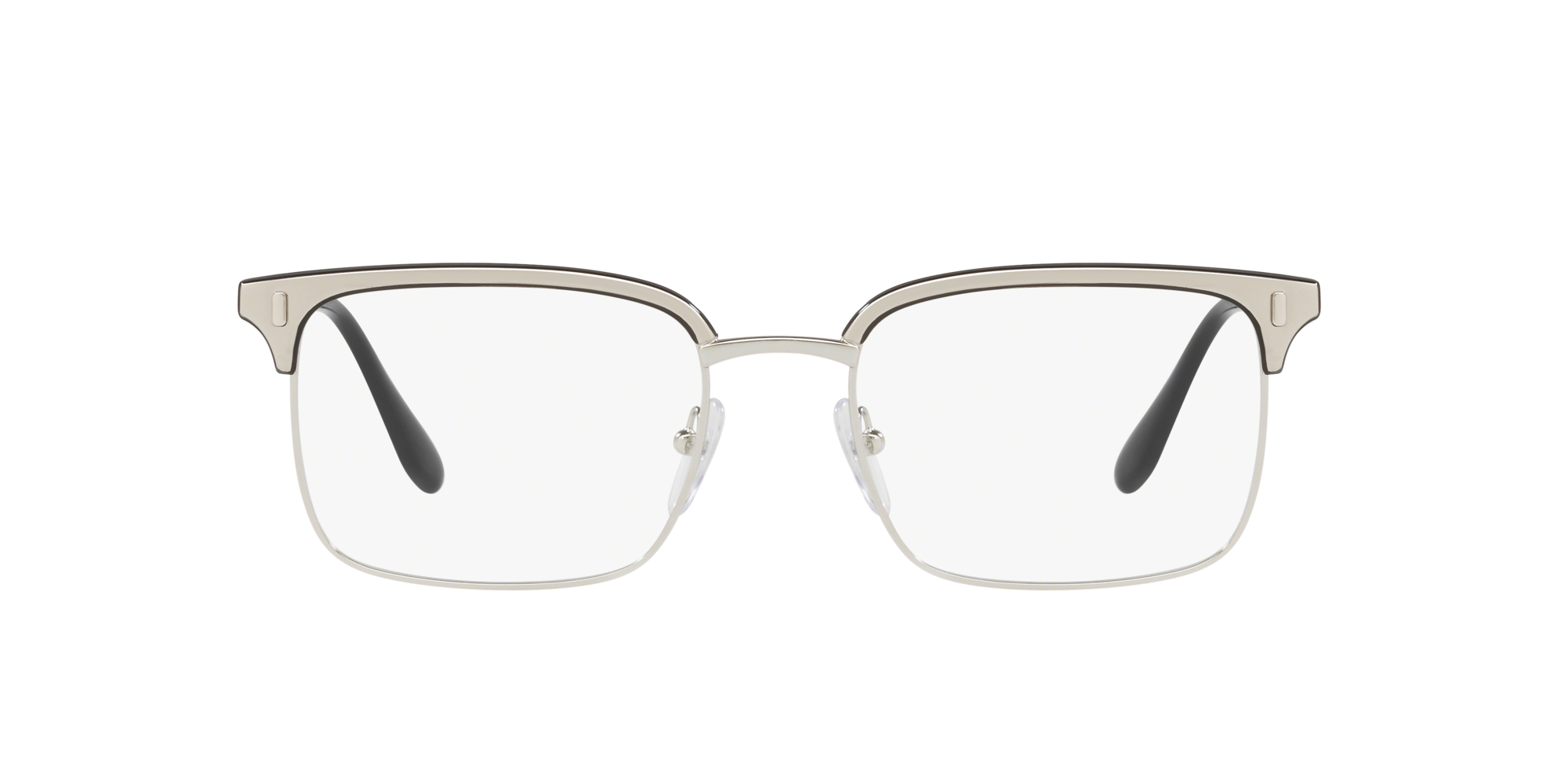 PR 55VV Shop Prada Silver/Gunmetal/Grey Pillow Eyeglasses at LensCrafters