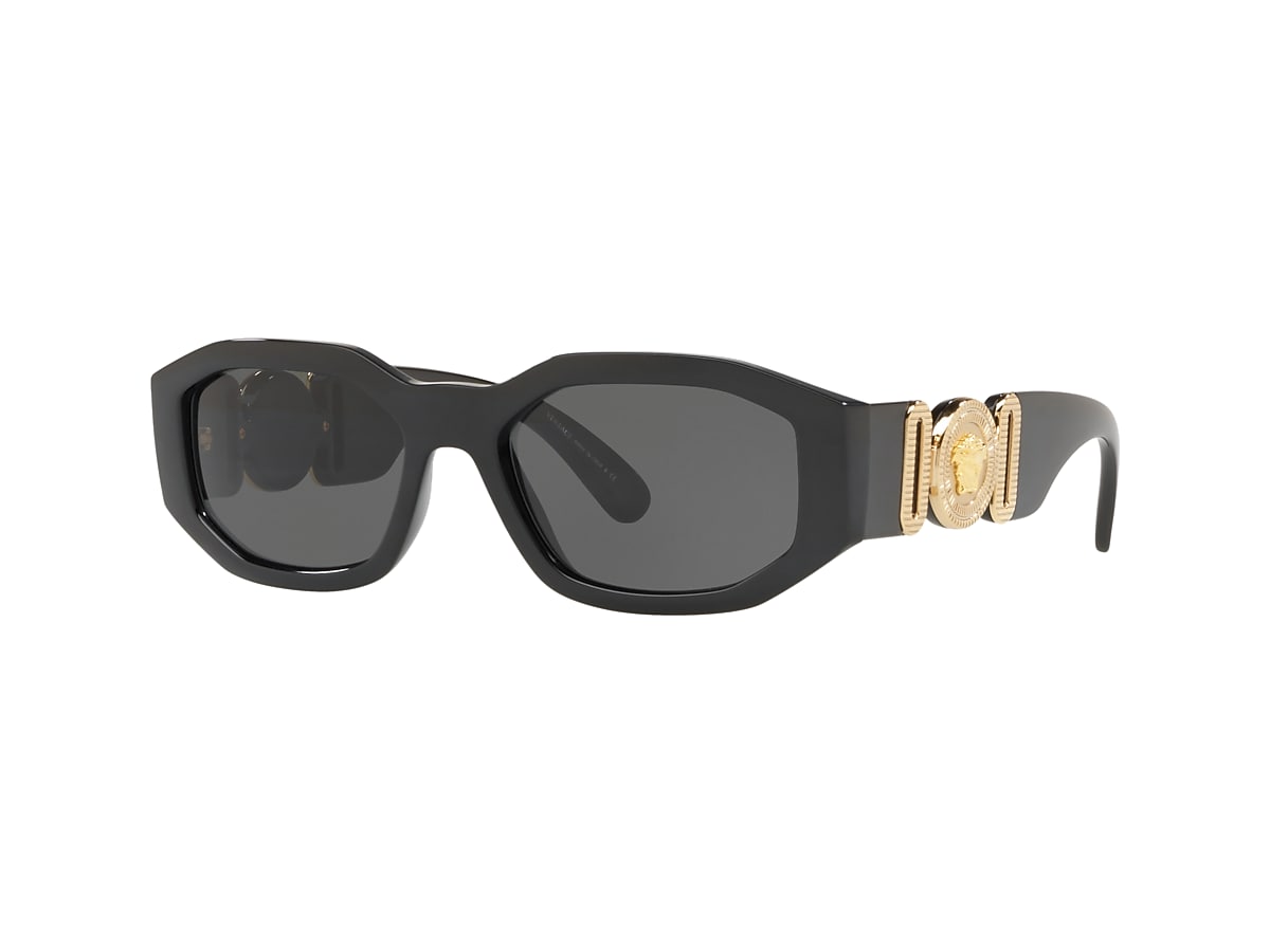l12 VERSACEメデューサ ビギーサングラスMOD 4361 53□18 Medusa Biggie Sunglasses Black | VERSACE US
