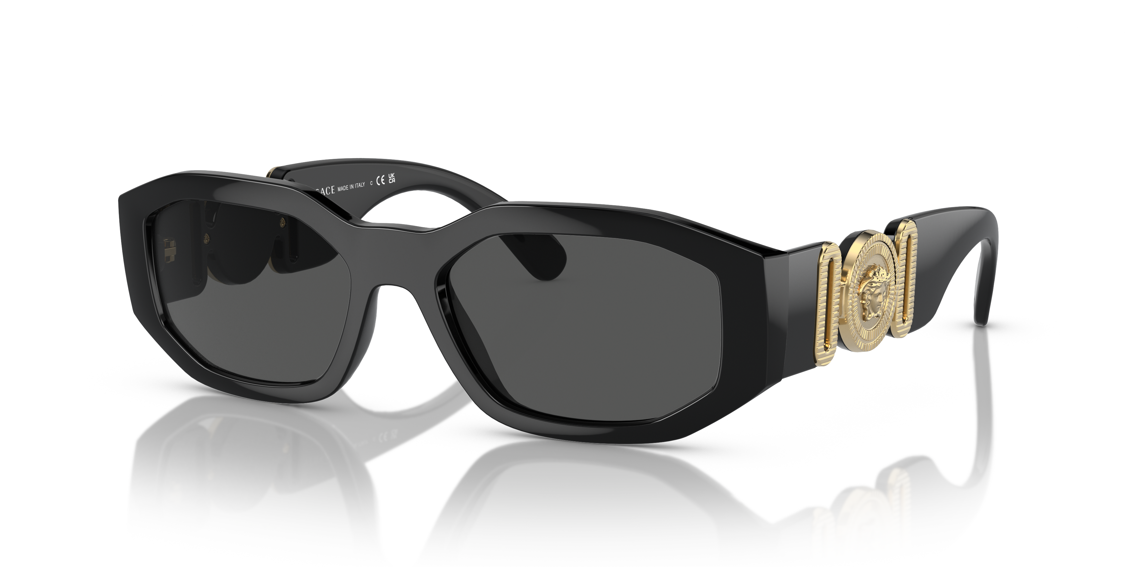 womens black shield sunglasses