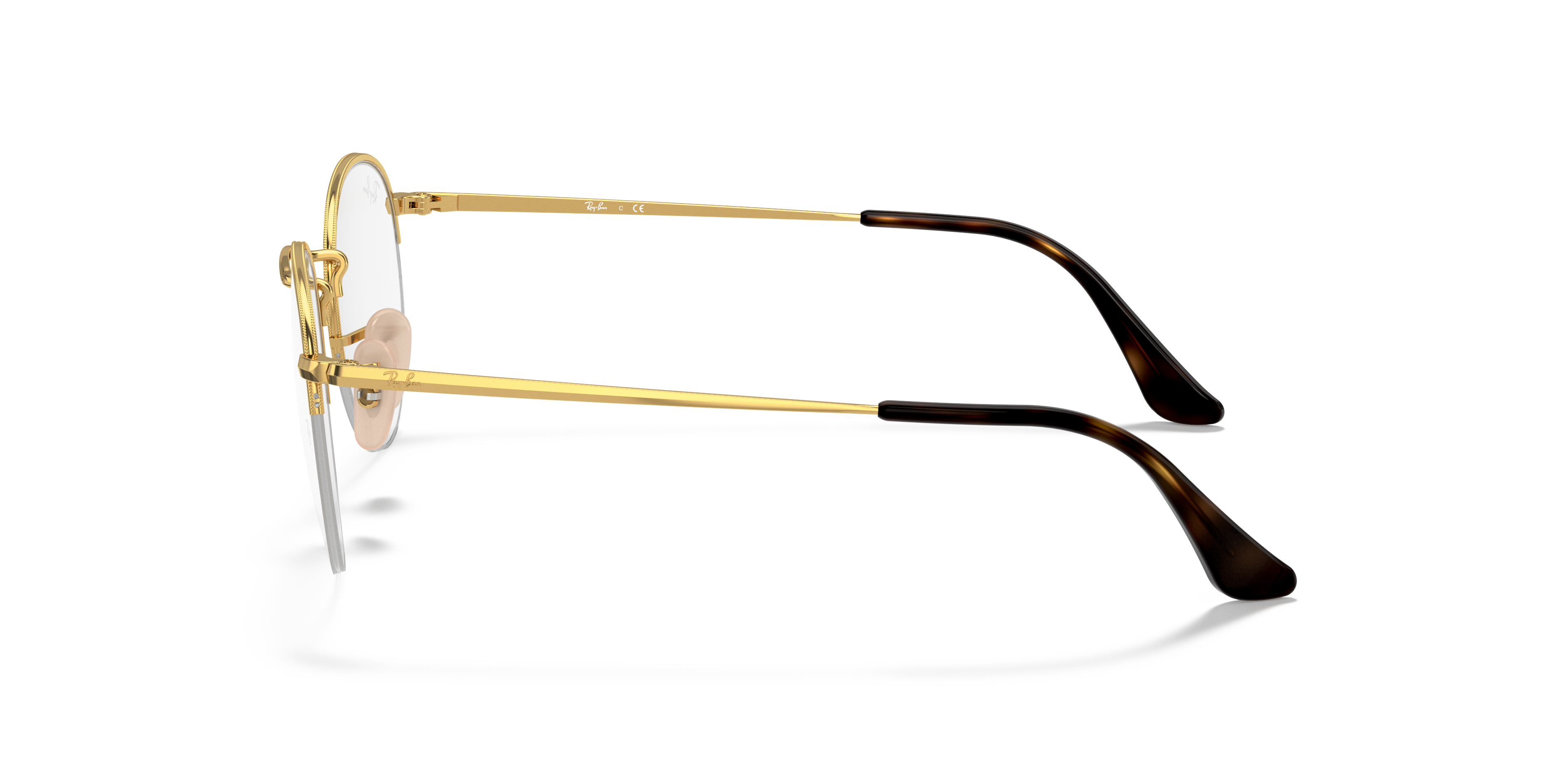 ray bans gold frames