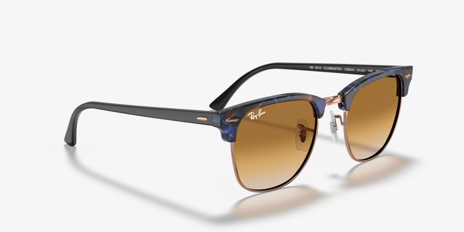 Behoefte aan grijs Manuscript Ray-Ban RB3016 Clubmaster Fleck Sunglasses | LensCrafters