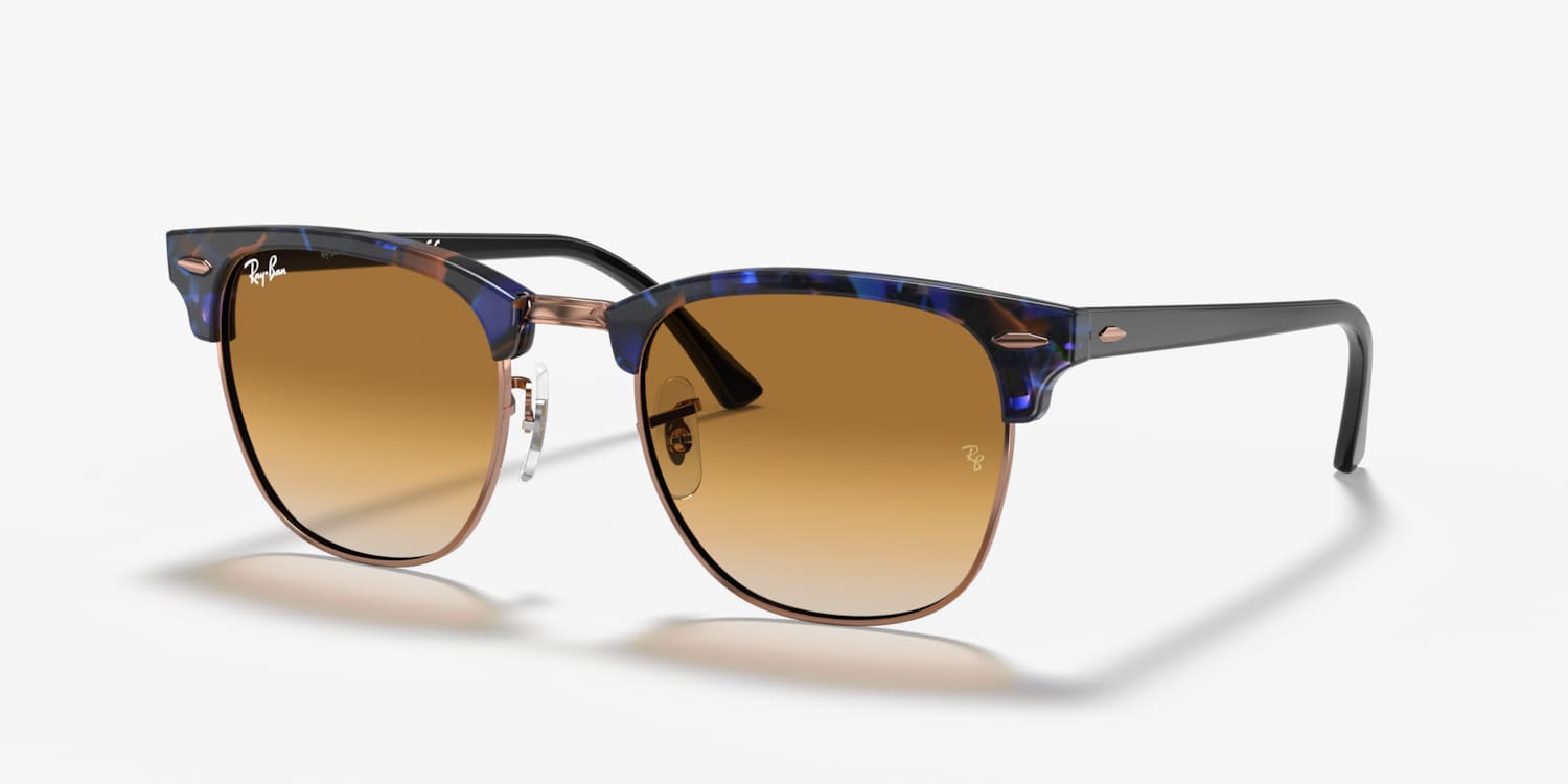 Humaan Binnenshuis ga winkelen Ray-Ban RB3016 Clubmaster Fleck Sunglasses | LensCrafters