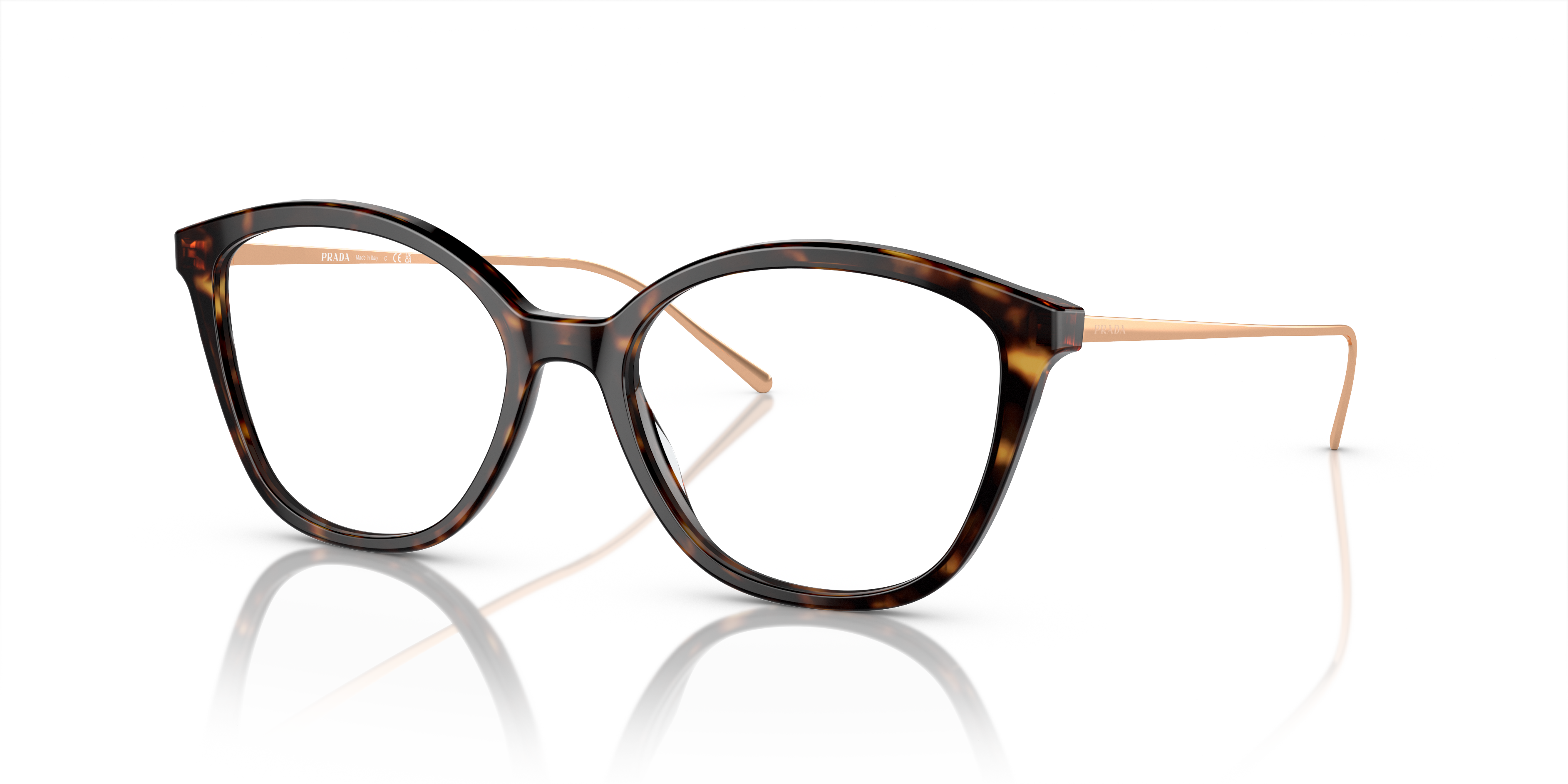 prada women's eyeglasses rectangle