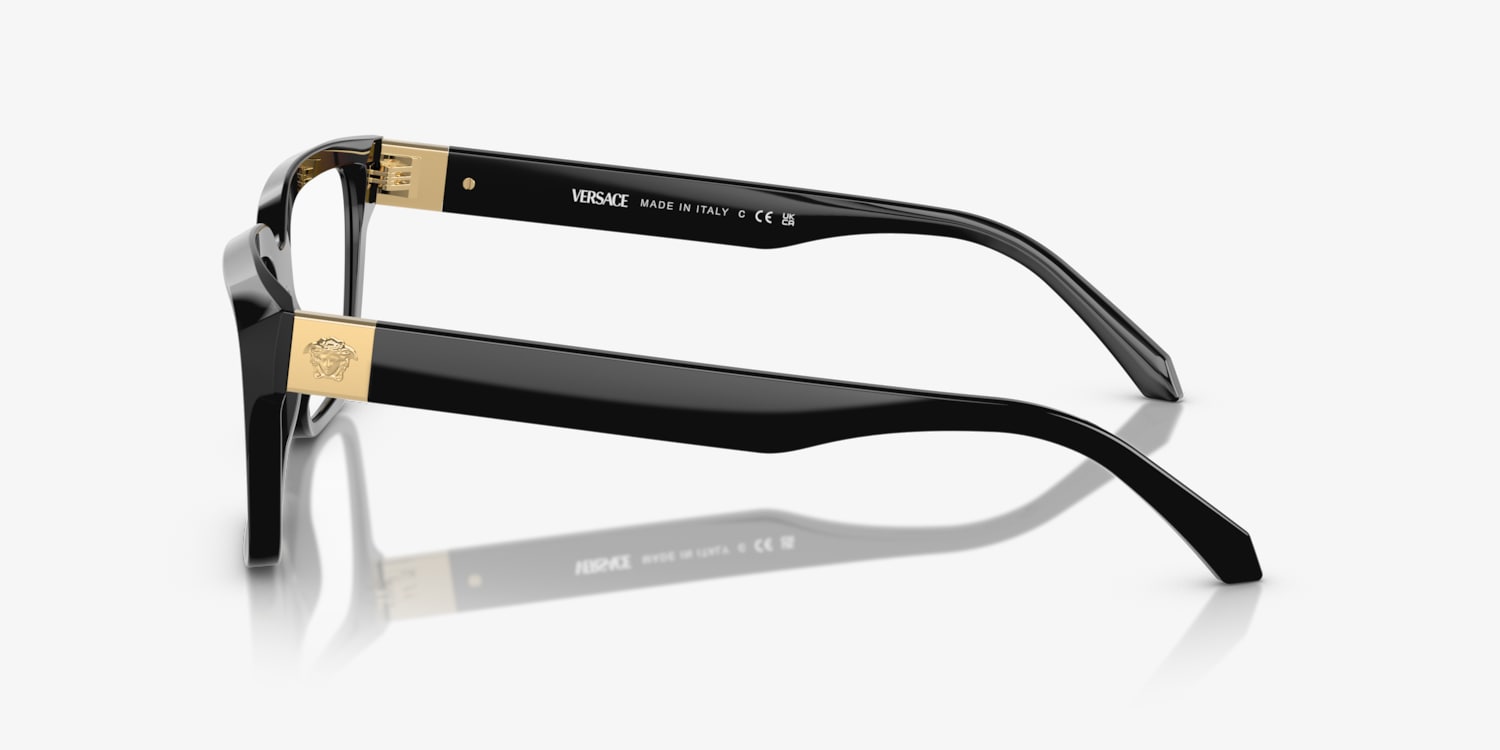 VERSACE 長方形フレムメカネ 0VE3357 108 Versace VE3357 Eyeglasses | LensCrafters
