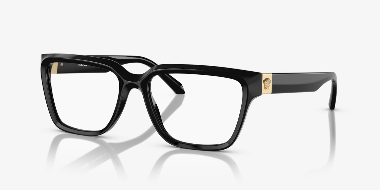 VERSACE 長方形フレムメカネ 0VE3357 108 Versace VE3357 Eyeglasses | LensCrafters