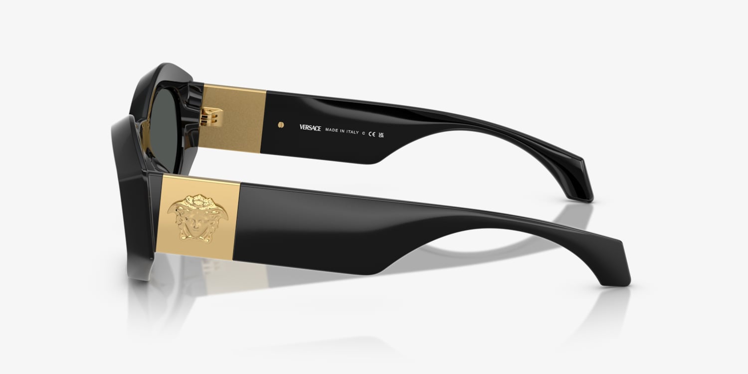 VERSACE イレキュラフレムサンクラス 0VE4466U 546280 Versace VE4466U Sunglasses | LensCrafters