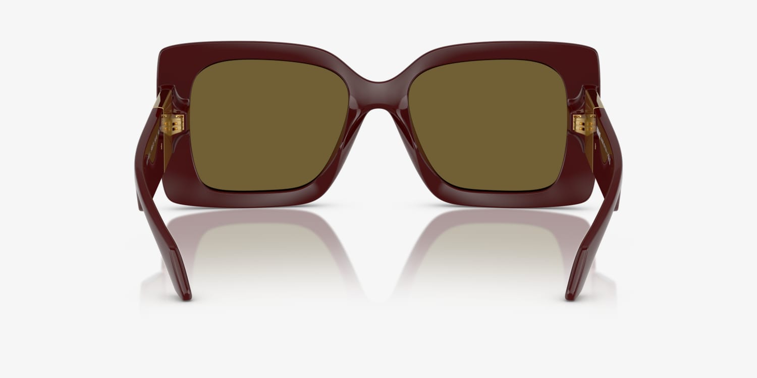 サングラス VERSACE Woman Sunglasses Brown 0VE4440U 5407/3 Versace Light Brown Cat Eye Ladies Sunglasses VE4440U 5407/3