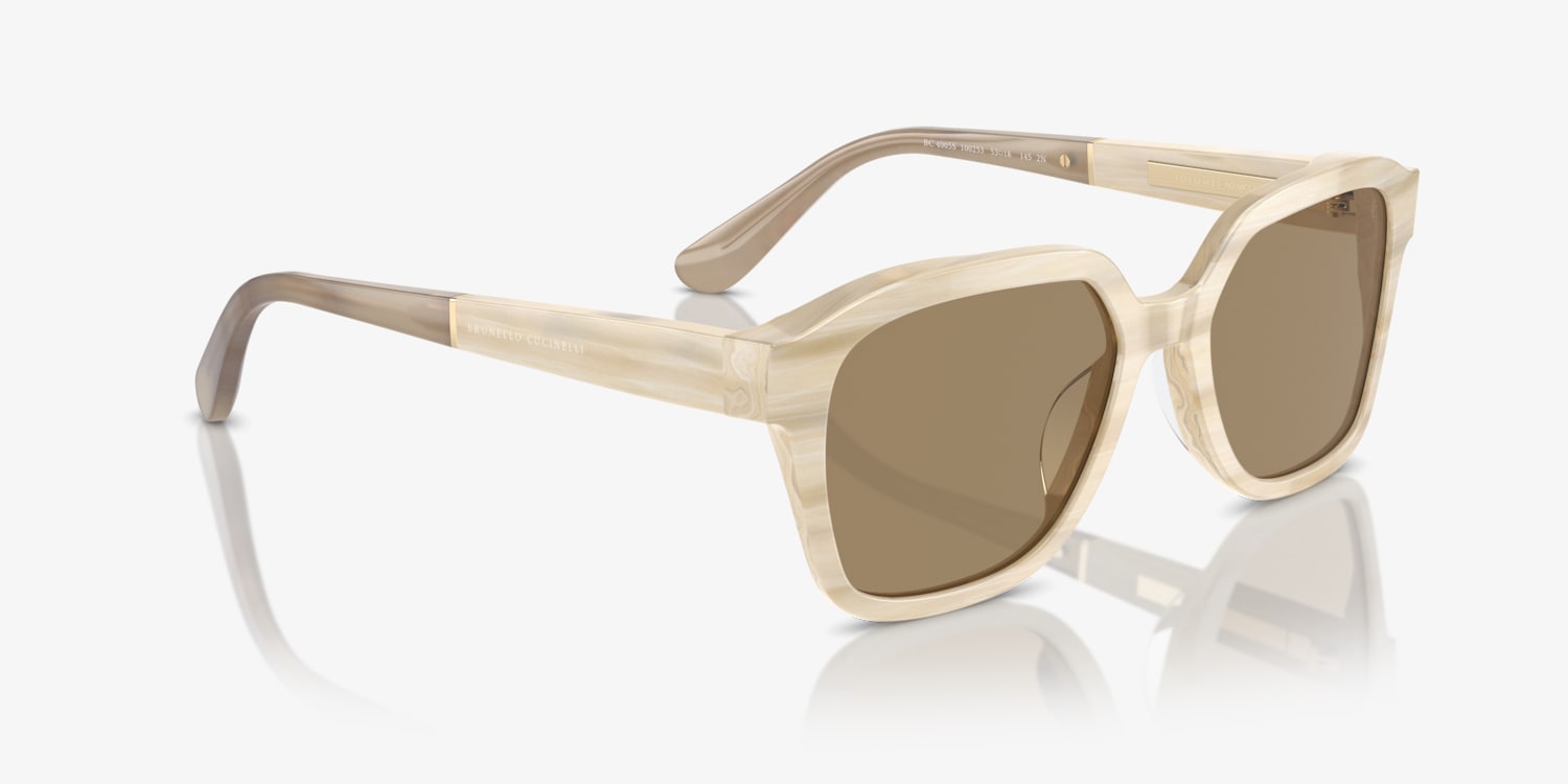 BRUNELLO CUCINELLI ヘンプ混 サンハット Brunello Cucinelli BC4005S Sunglasses | LensCrafters
