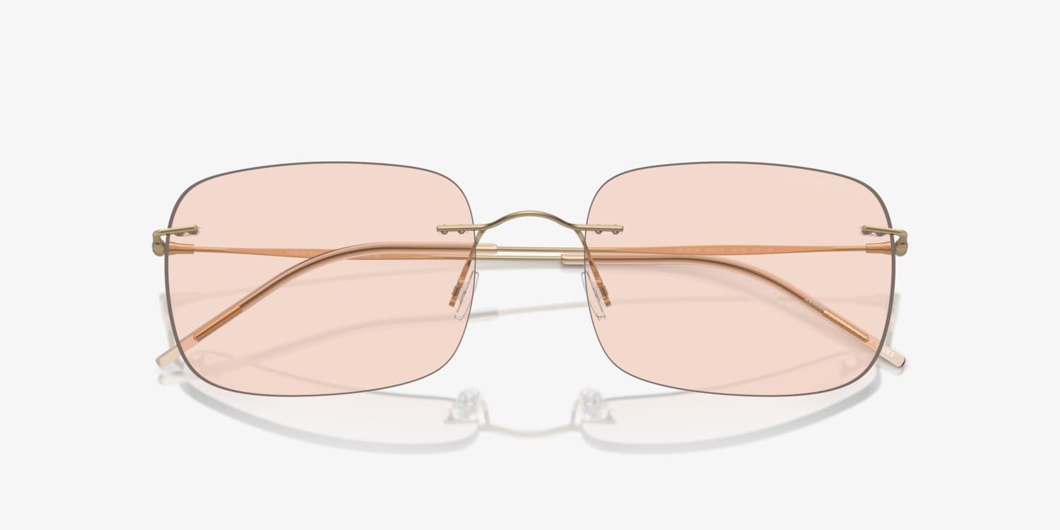 Giorgio armani rimless glasses best sale