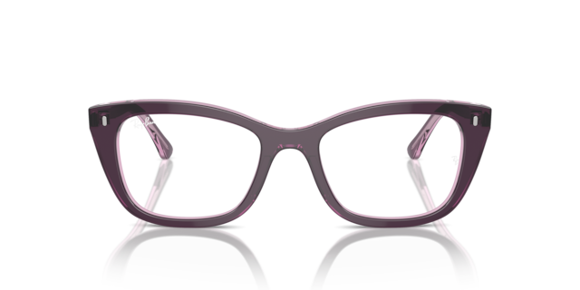 Ray-Ban Unisex Violet On Transparent Pink