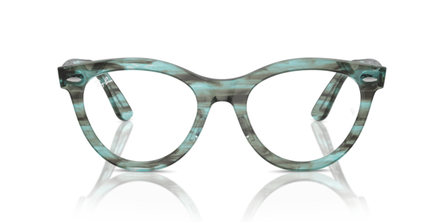 Ray-Ban Unisex Striped Transparent Green