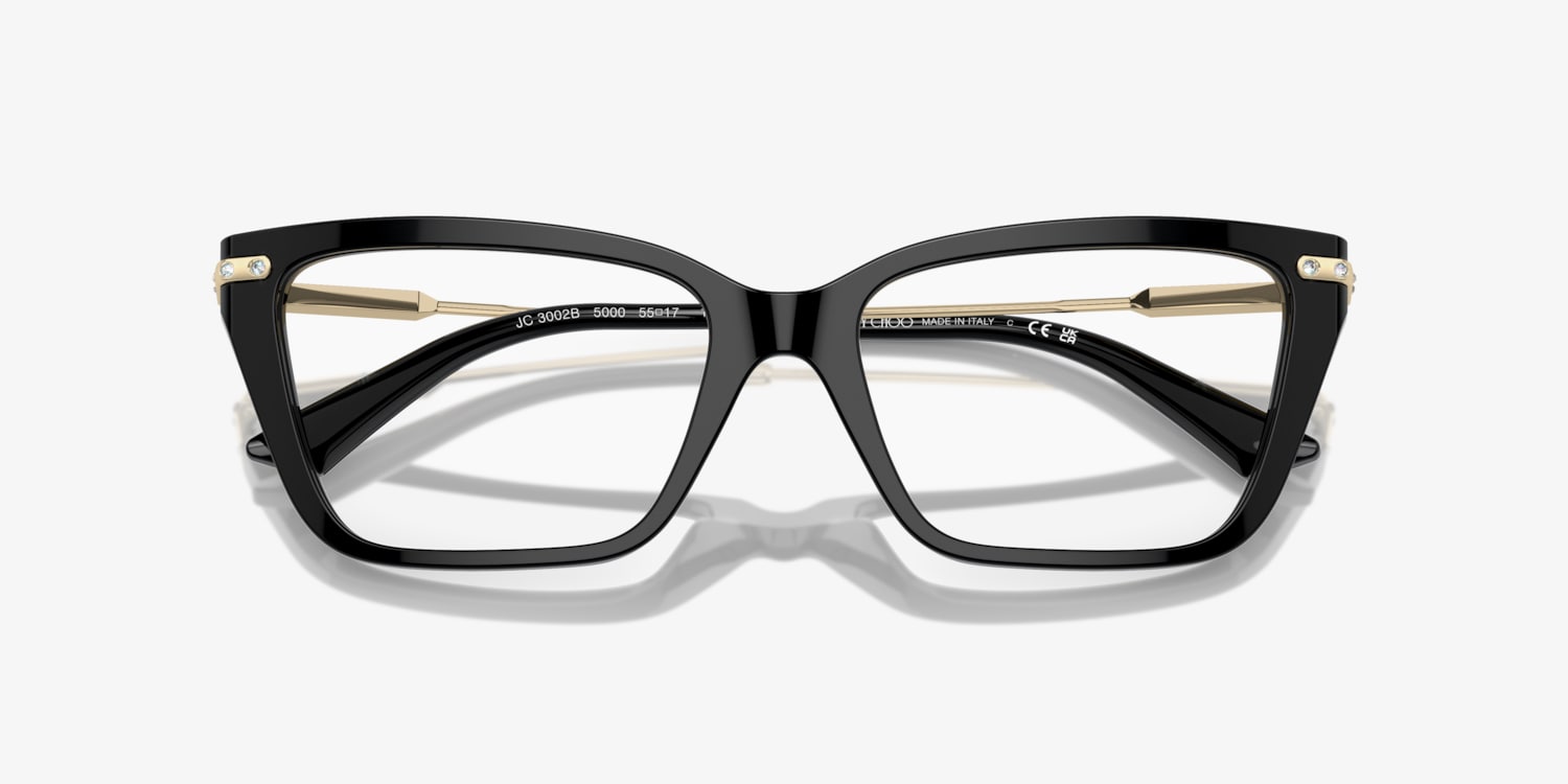 JIMMY CHOO キャットアイフレムメカネ 0JC3002B 5000 Jimmy Choo JC3002B Eyeglasses | LensCrafters