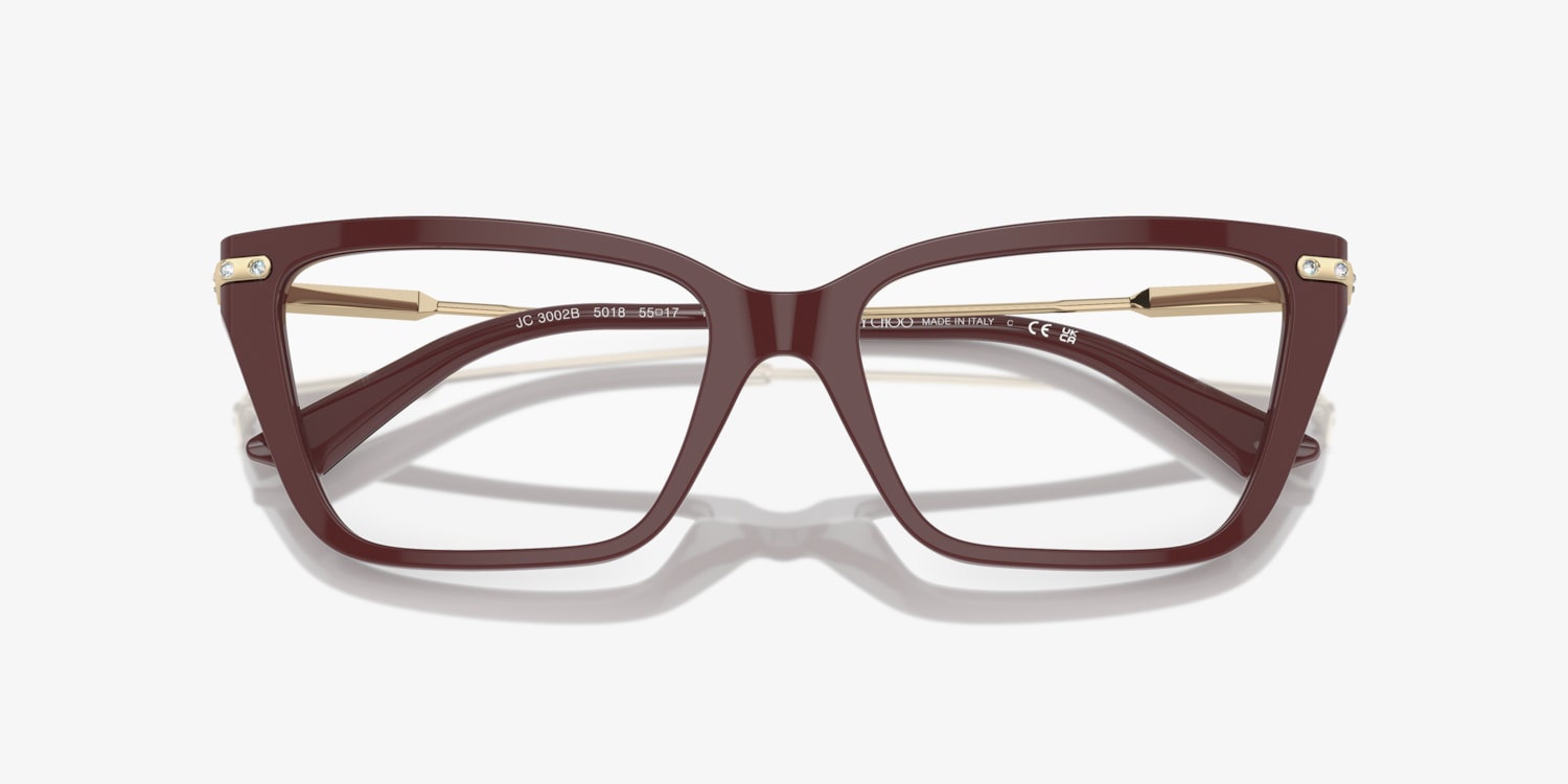 JIMMY CHOO キャットアイフレムメカネ 0JC3002B 5000 Jimmy Choo JC3002B Eyeglasses | LensCrafters