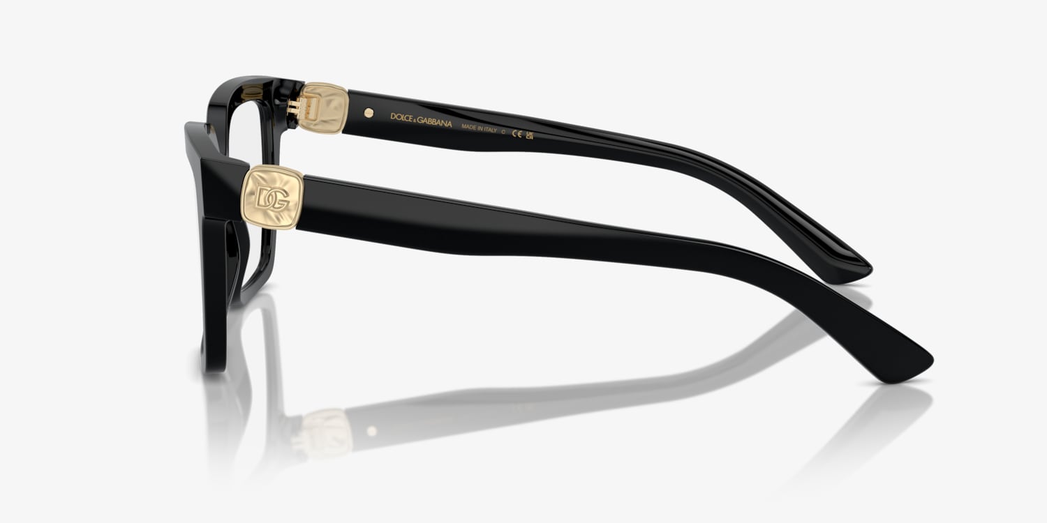 メガネ DOLCE & GABBANA Woman Optical frames Black 0DG3395 501 Dolce & Gabbana DG3395 Eyeglasses | LensCrafters