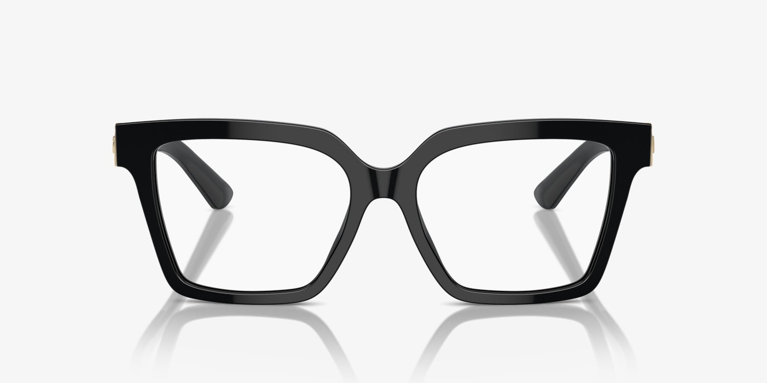 メガネ DOLCE & GABBANA Woman Optical frames Black 0DG3395 501 Dolce & Gabbana DG3395 Eyeglasses | LensCrafters