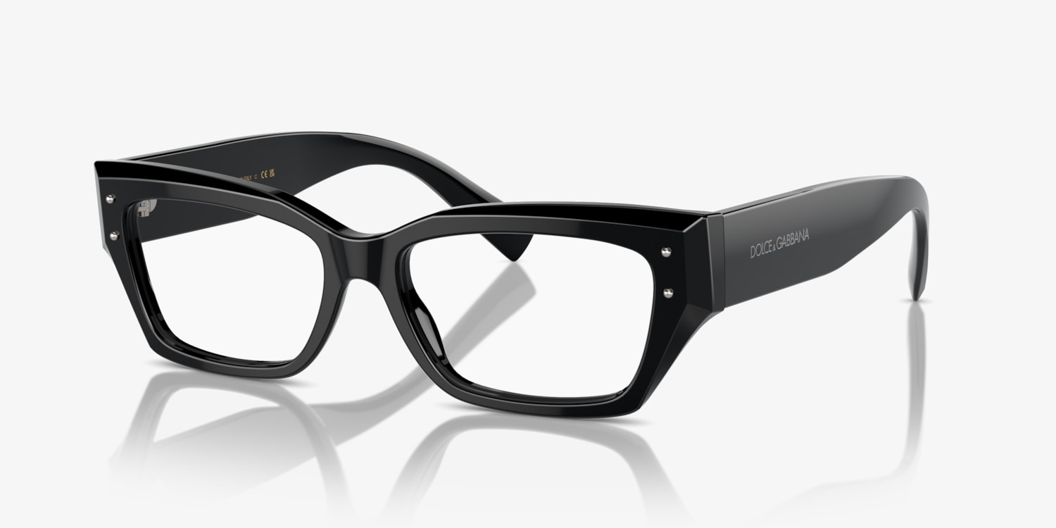 DOLCE & GABBANA 長方形フレムメカネ DG3387 3441 Dolce & Gabbana DG3387 Eyeglasses | LensCrafters