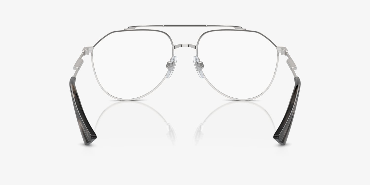 メガネ DOLCE & GABBANA Woman Optical frames Silver 0DG1353 05 Dolce & Gabbana DG1353 Eyeglasses | LensCrafters