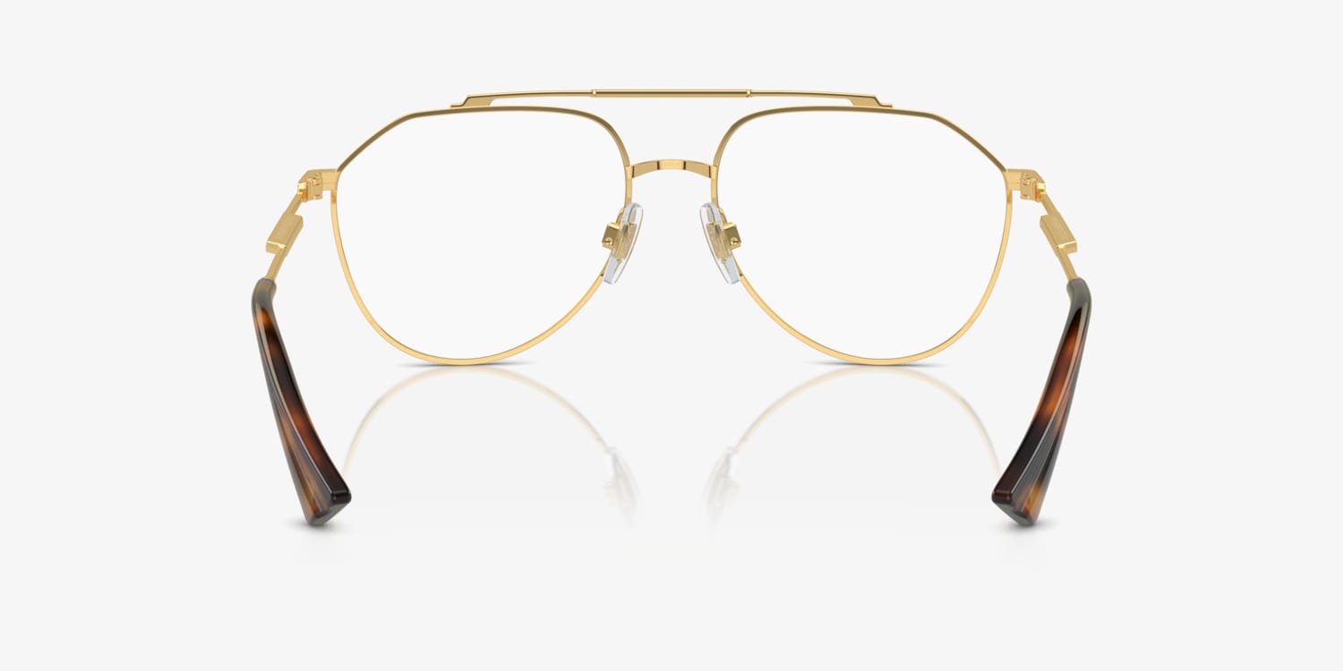 メガネ DOLCE & GABBANA Woman Optical frames Gold 0DG1353 1311 Dolce & Gabbana DG1353 Eyeglasses | LensCrafters