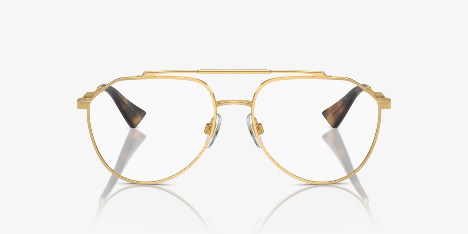 メガネ DOLCE & GABBANA Woman Optical frames Gold 0DG1353 1311 Dolce & Gabbana DG1353 Eyeglasses | LensCrafters