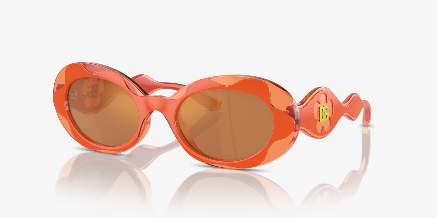 Dolce and gabbana orange sunglasses best sale