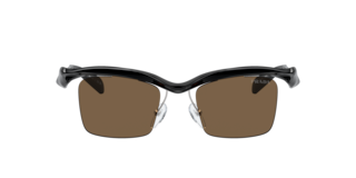 PRADA ハタフライフレムロコフリントサンクラス 0PR17ZS 1AB09S Prada PR 22ZS S (53 - 17) with Grey lenses and Black frame