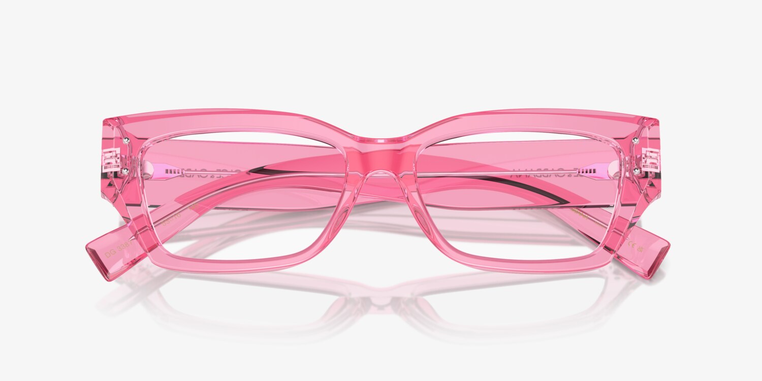 【関税&送料込み】Dolce & Gabbana Dg3387 Linea Dg Sharped Dolce & Gabbana DG3387 Eyeglasses | LensCrafters