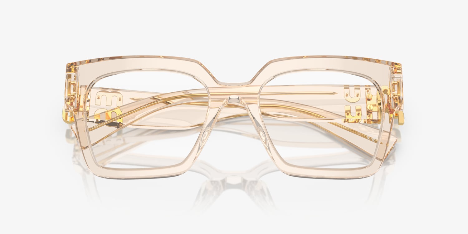 Miu miu clear glasses best sale