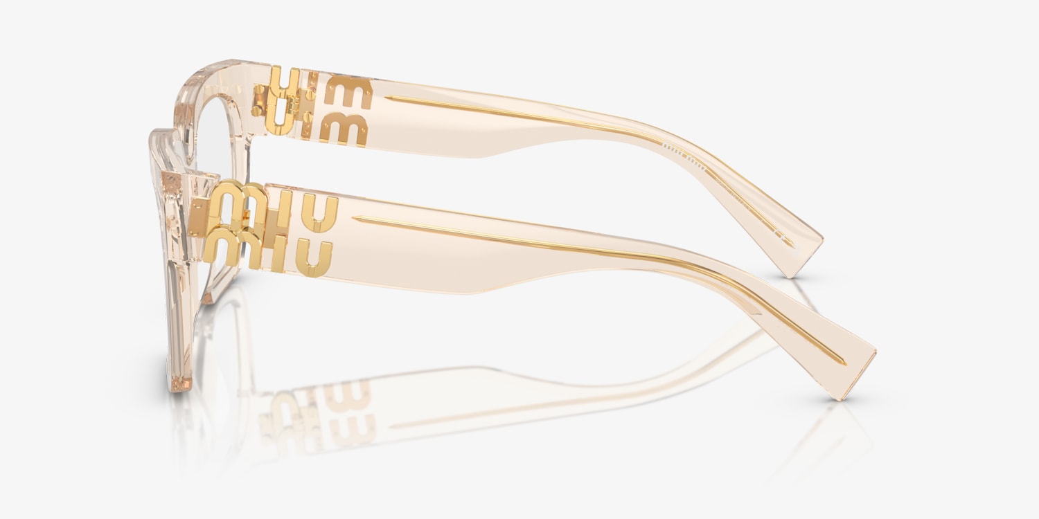 ミュウミュウ VMU04S メガネ Miu Miu MU 04UV Eyeglasses | LensCrafters