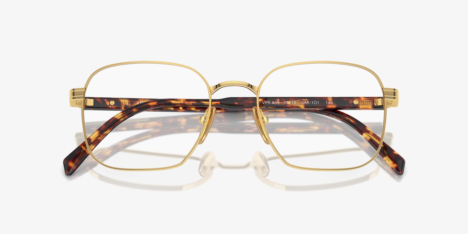 【送料,関税込】 PRADA メガネ PR55WV プラダ メガネPRADA PR55WV 06I1O1 53 メタル CAYWALK